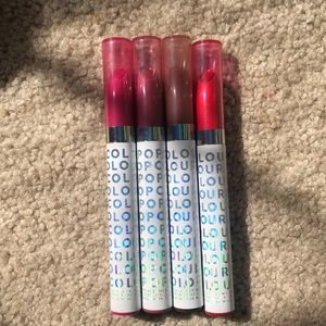 4 Colourpop lipsticks